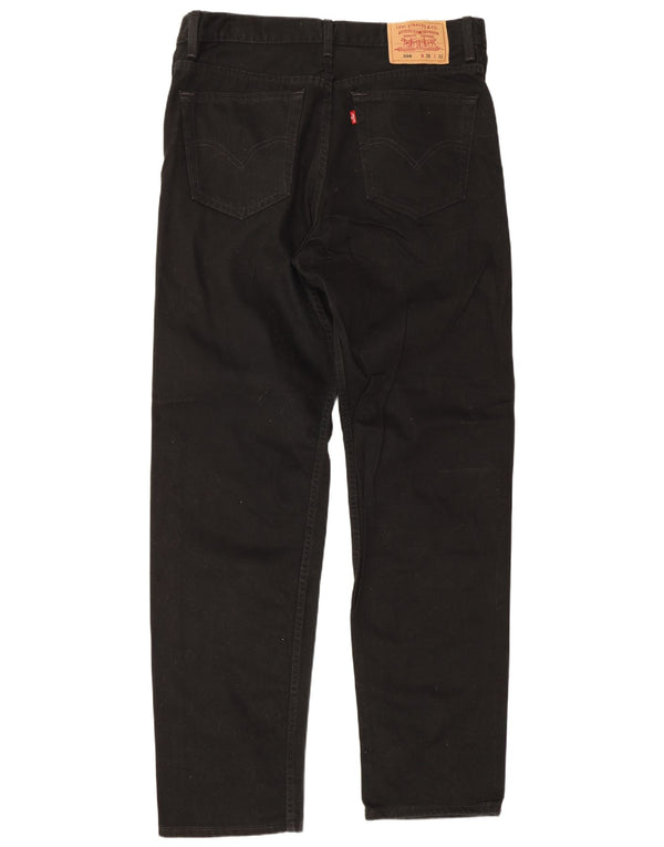 Levi's Uomo 504 Jeans dritti W36 L32 Neri