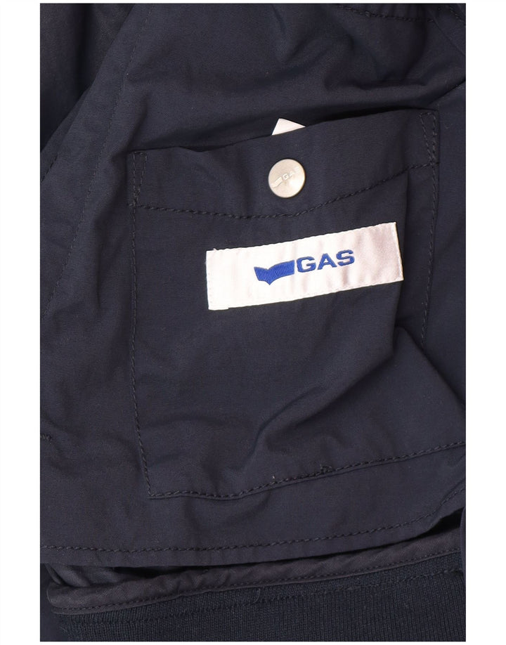 Bomber da uomo Gas UK 40 Large Blu Navy in poliammide