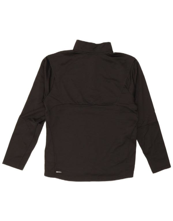 Puma Mens AS Gatineau Graphic Zip Neck Pullover Tracksuit Top Small Black