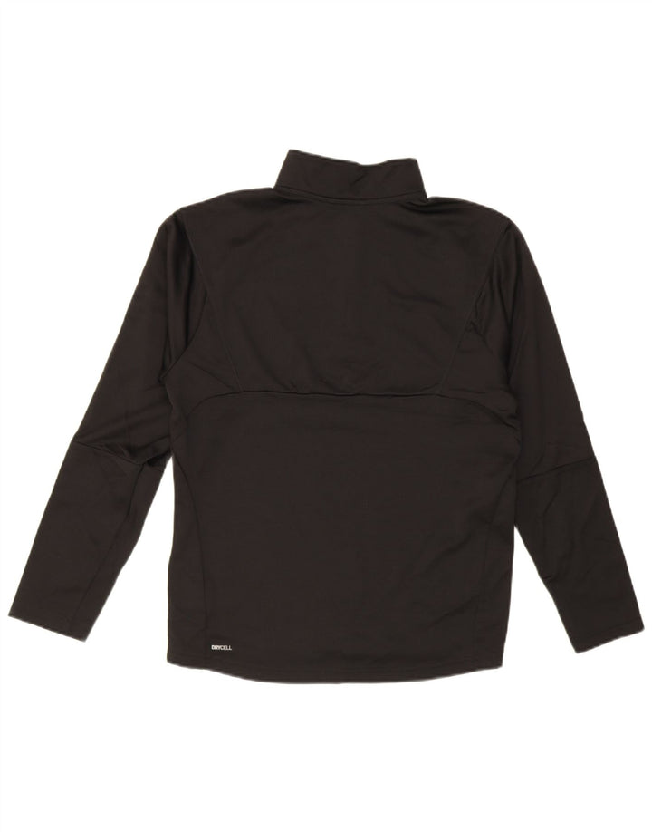 Puma Uomo AS Gatineau Graphic Zip Neck Pullover Tuta Top Piccola Nera