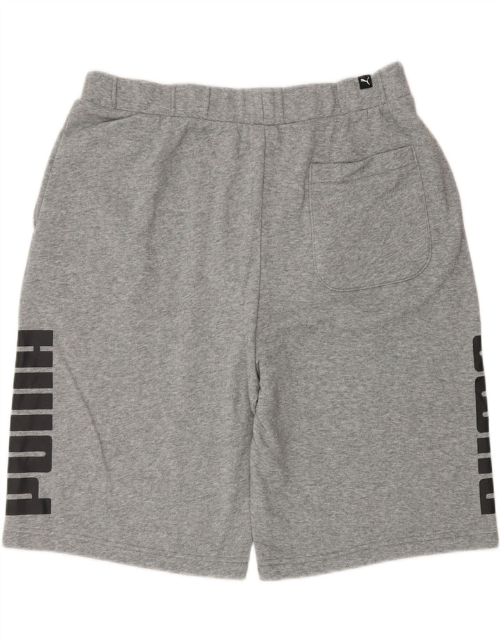 Pantaloncini sportivi grafici da uomo Puma grandi grigi screziati