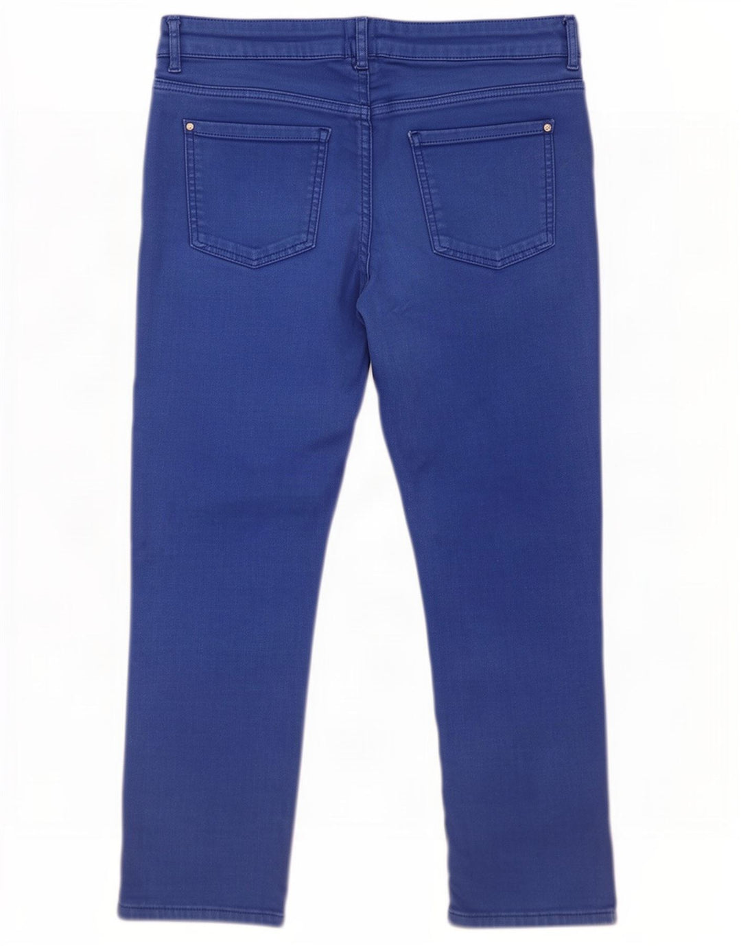 Jeans corti da donna M&Co UK 14 Large W34 L24 Blu