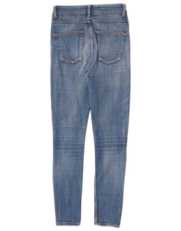 Jeans skinny da donna Zara EU 36 XS W26 L27 cotone blu
