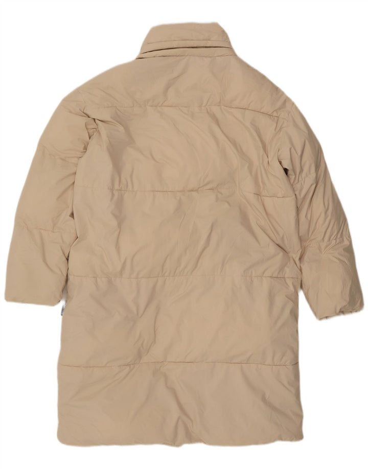 Cappotto imbottito oversize da donna ZARA UK 6 XS Poliestere beige