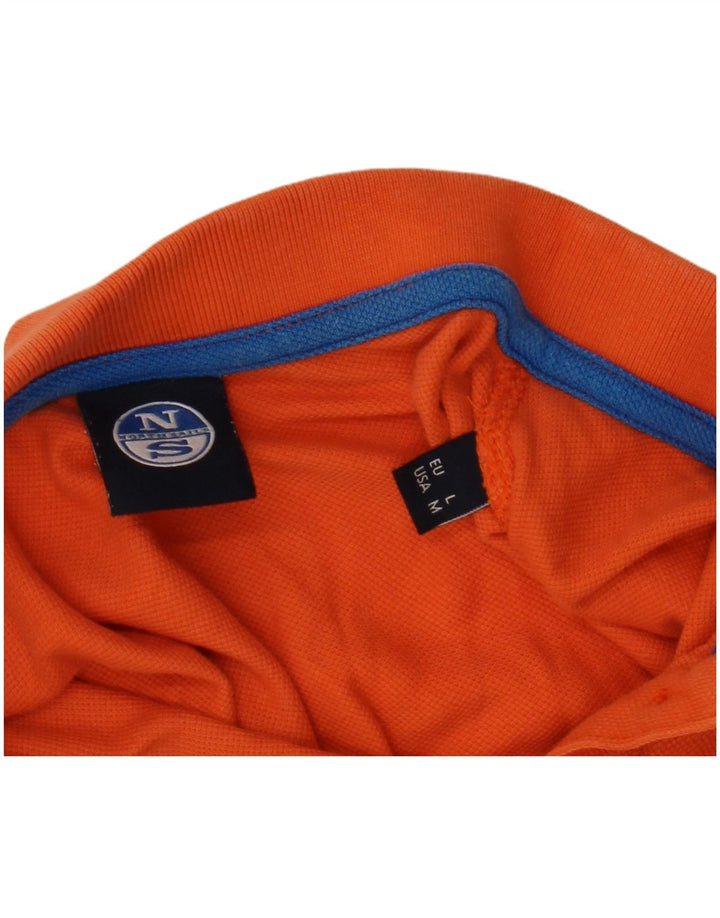 Polo da donna NORTH SAILS UK 12 arancione medio