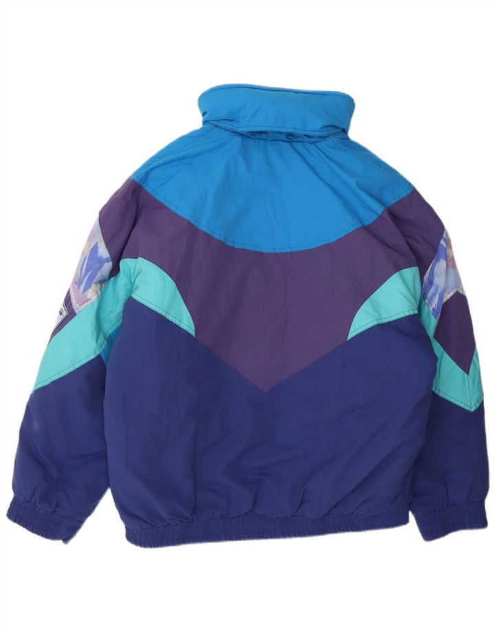 Giacca da sci da uomo Sergio Tacchini UK 42 XL Blu Colourblock Poliestere