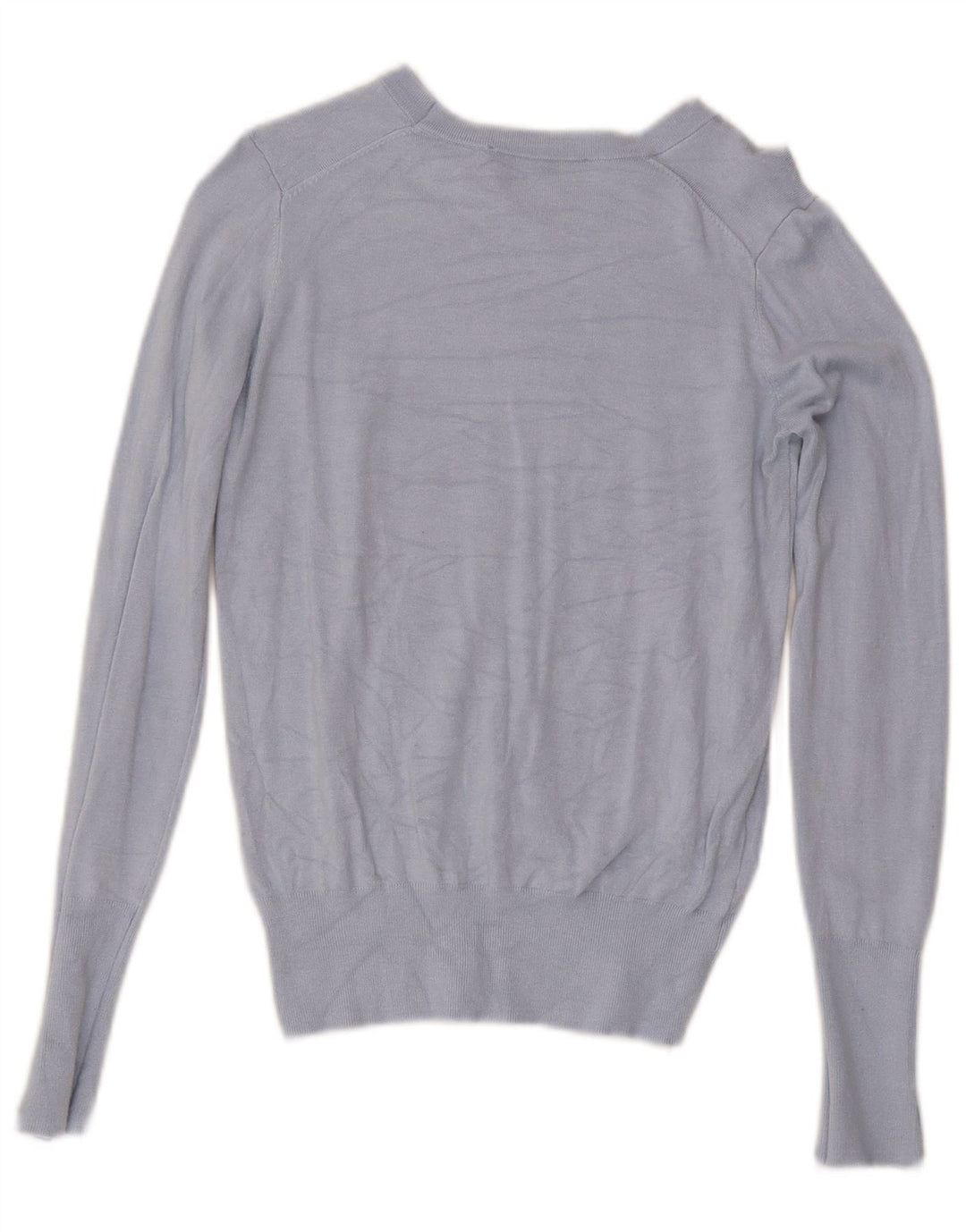 Maglione maglione con scollo a barca da donna Zara UK 10 piccolo blu