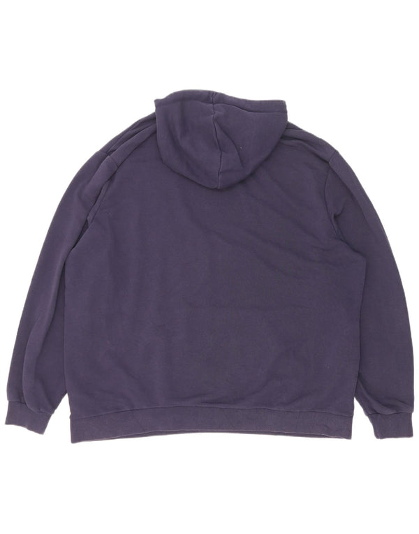 Felpa con cappuccio da uomo Puma 2XL cotone blu navy