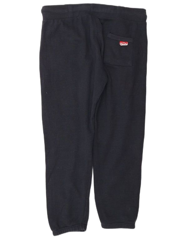 Pantaloni da tuta con grafica da uomo SUPERDRY Joggers grandi blu navy