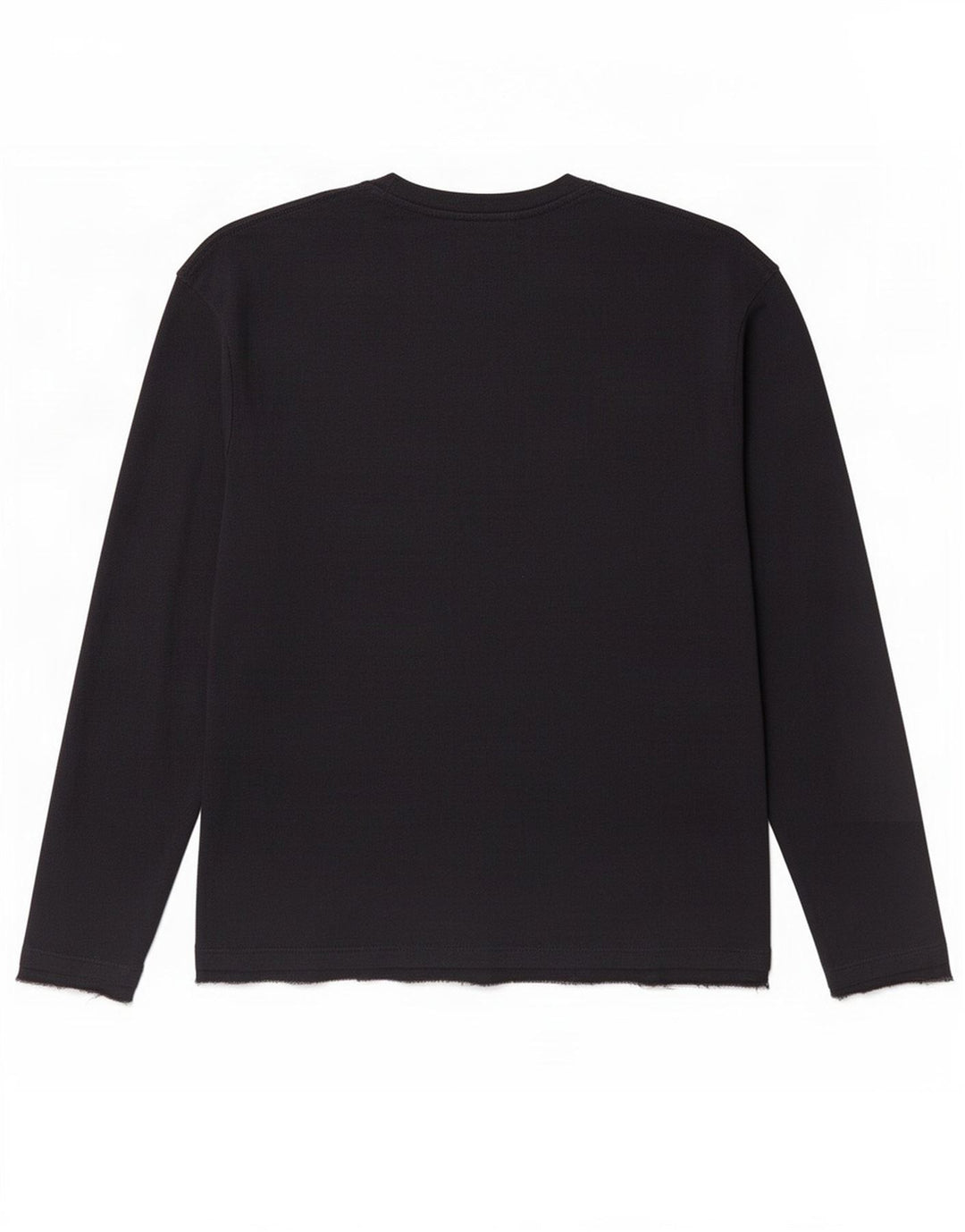 Top Zara da uomo a maniche lunghe in cotone blu navy medio