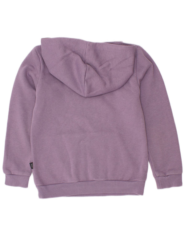 Felpa con cappuccio grafica per ragazze Puma 5-6 anni in cotone viola