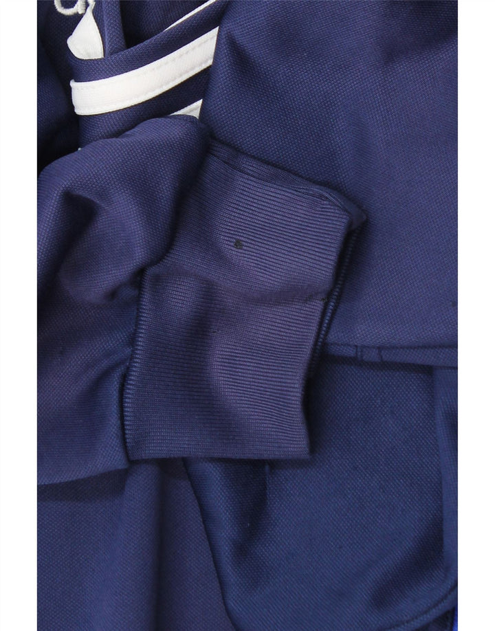 Giacca da tuta da uomo Adidas Climalite UK 40/42 Medio Blu Navy