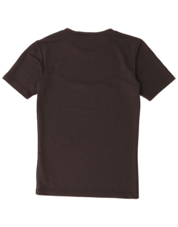 T-shirt da uomo Puma Top Small nera in poliestere color block