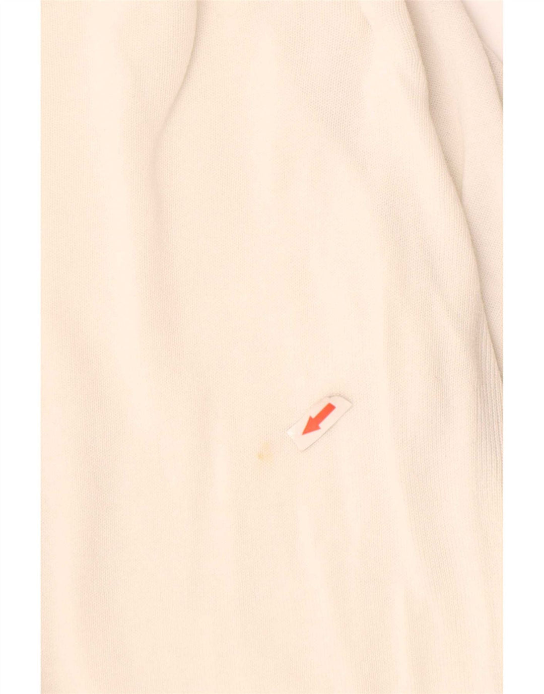 Maglione cardigan corto da donna Marks & Spencer UK 10 piccolo cotone bianco