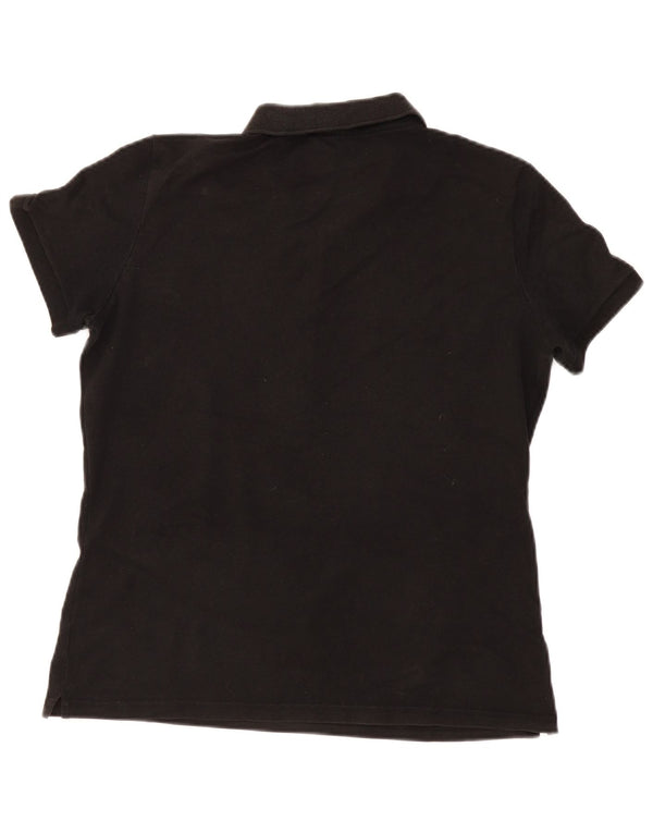 Polo da donna Lacoste taglia 48 XL in cotone nero