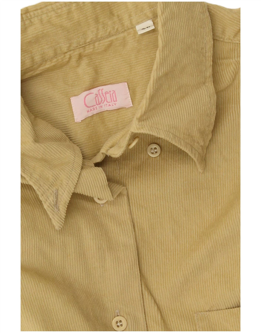 Camicia da donna in velluto a coste Cassera IT 46 Large Beige