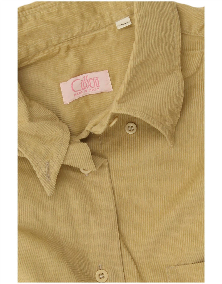 Camicia da donna in velluto a coste Cassera IT 46 Large Beige