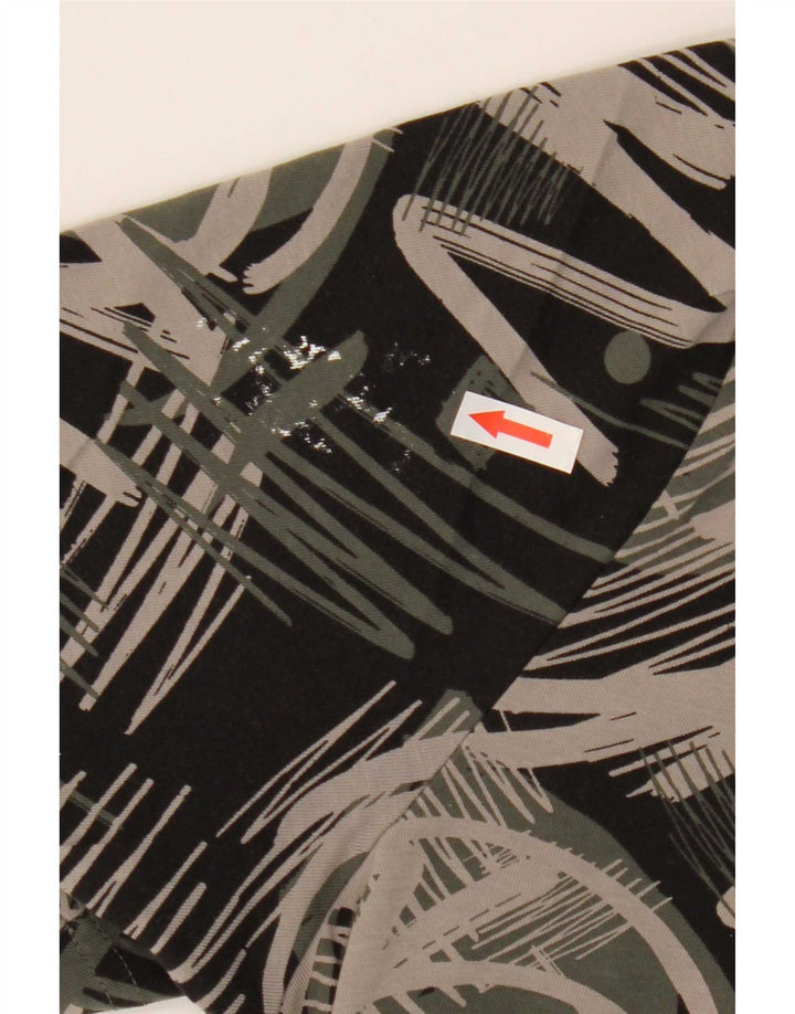 T-shirt grafica da uomo con motivo astratto Puma, taglia grande, in cotone nero