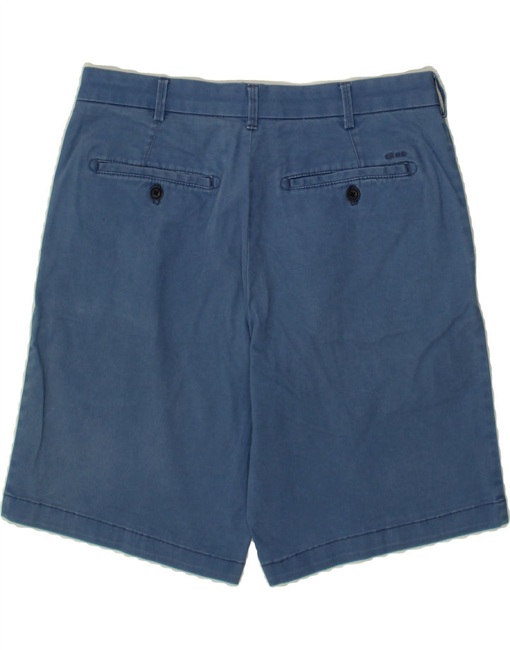 IZOD Mens Salt Water Chino Shorts W32 Medium Blue Cotton Vintage Izod and Second-Hand Izod from Messina Hembry 