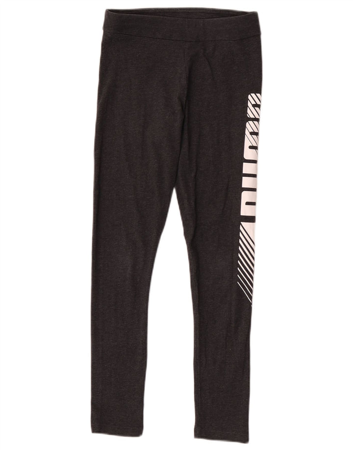 Leggings grafici per ragazze Puma 11-12 anni Grigi