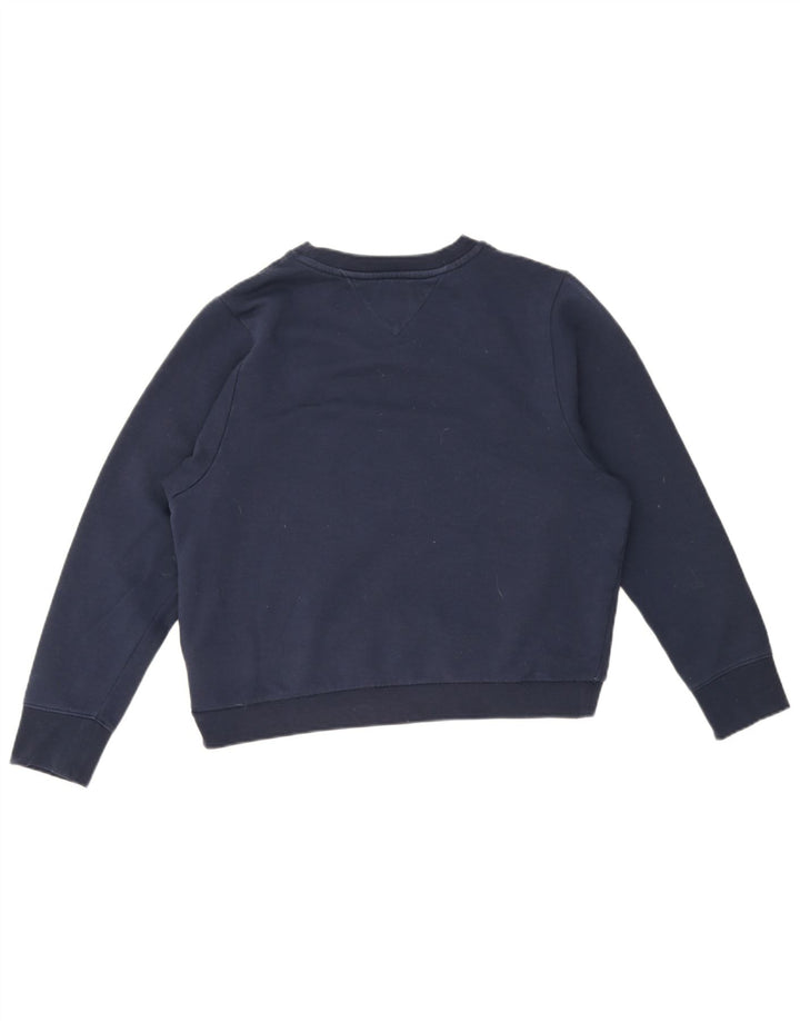 Felpa oversize da donna Tommy Hilfiger UK 10 Small Blu Navy