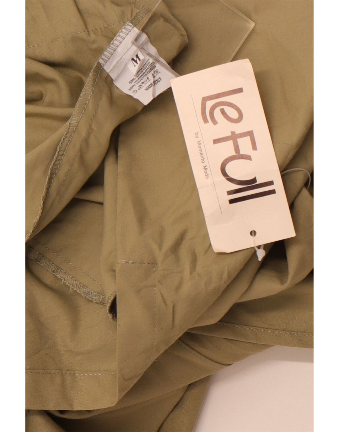 LE FULL Cappotto doppiopetto oversize con cappuccio da donna UK 14 Medio Cachi