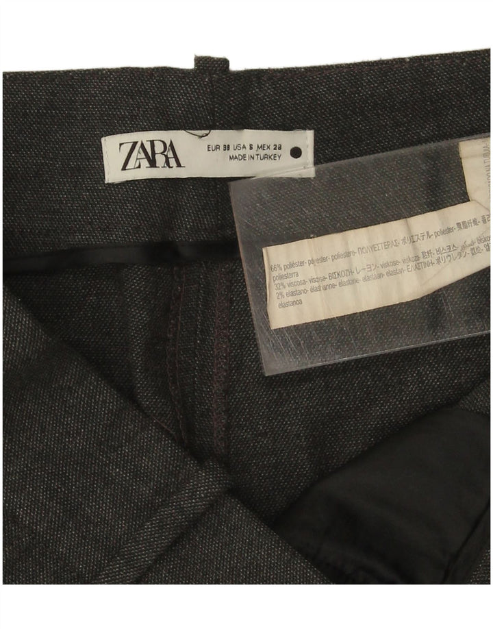 ZARA Womens Joggers Chino Trousers EU 38 Small W28 L26 Grey Polyester