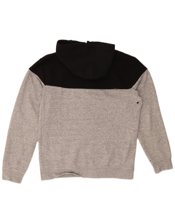 RIP CURL Felpa con cappuccio e zip da uomo color grigio medio
