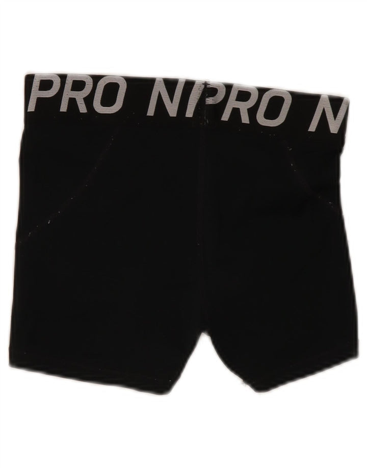 Pantaloncini sportivi Nike Dri Fit Graphic da donna UK 12 medio neri