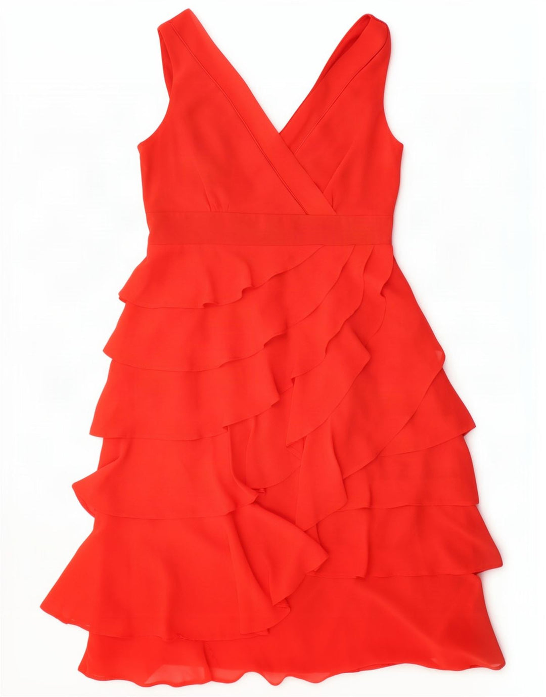 Abito a strati senza maniche Petite da donna Debenhams UK 12 Poliestere rosso medio