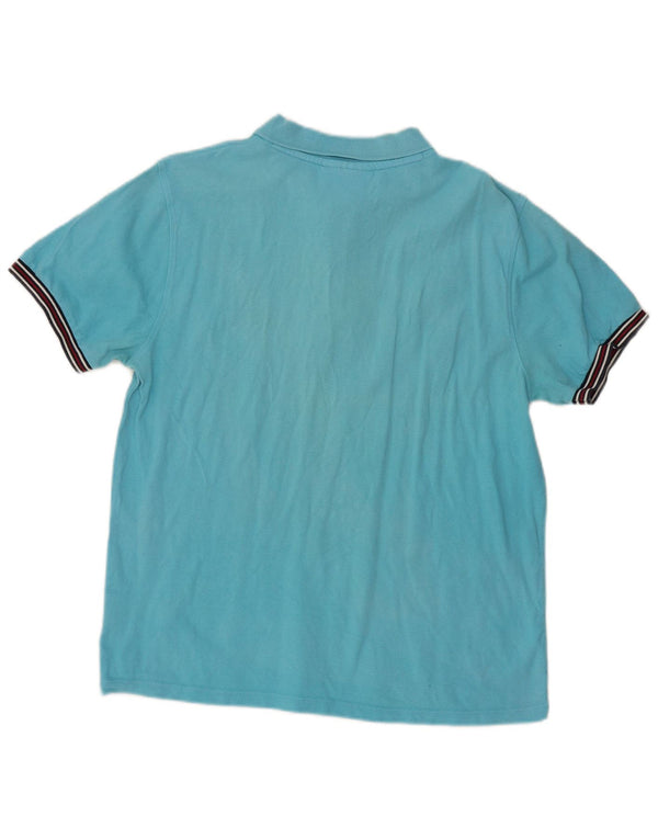 Polo da uomo Fila XL in cotone blu