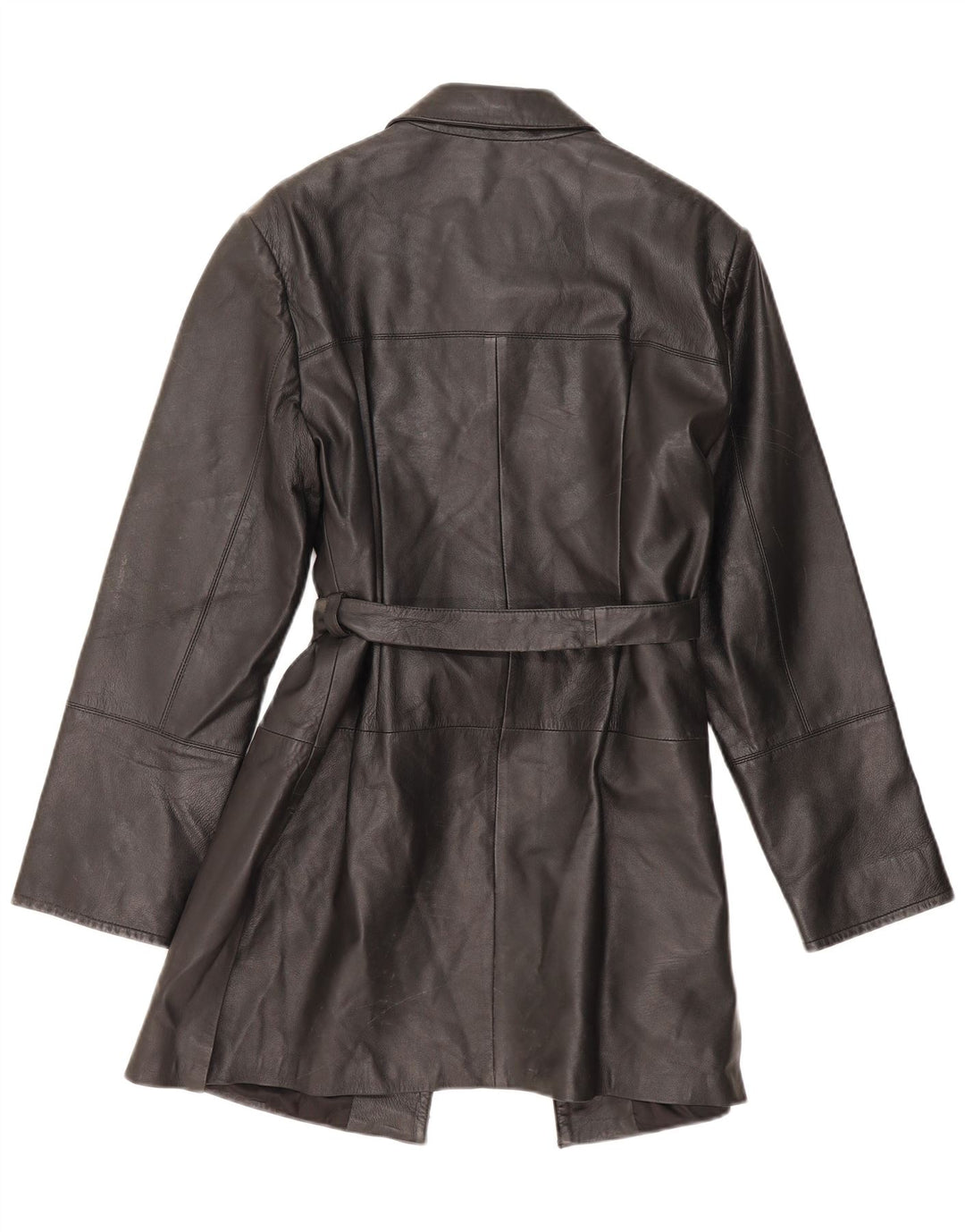 Cappotto In Pelle Donna Conbipel IT 48 XL Pelle Nera