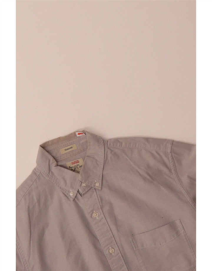 J. CREW Mens Classic Fit Shirt Small Grey Cotton Vintage J. Crew and Second-Hand J. Crew from Messina Hembry 