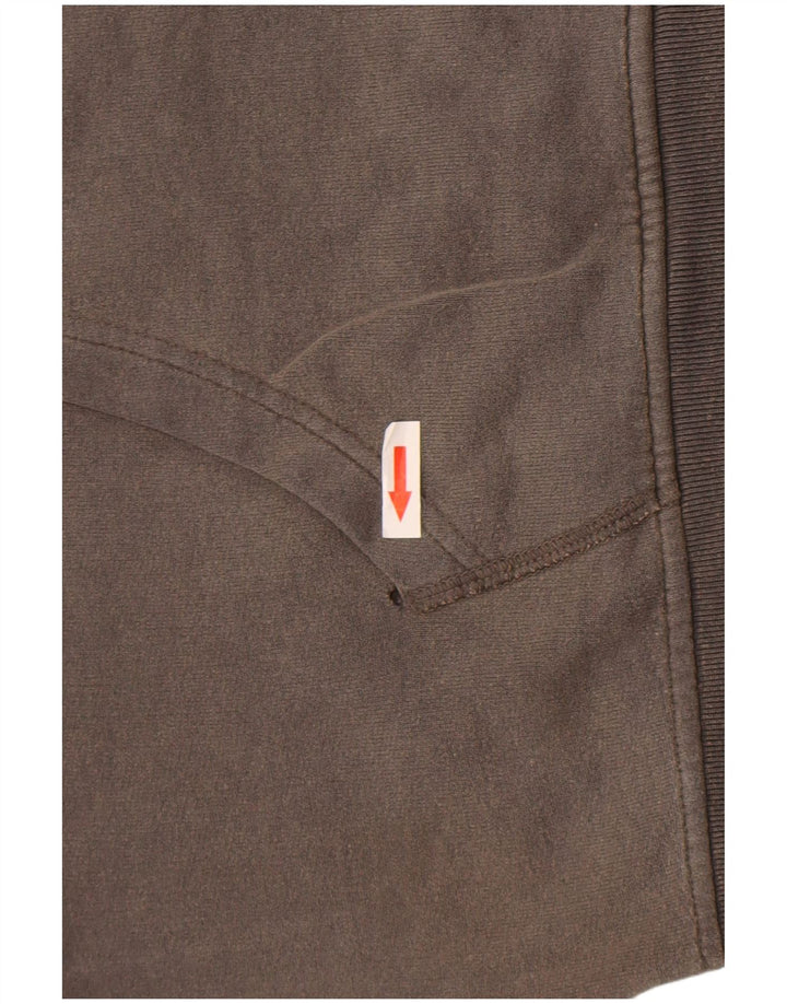 Felpa con cappuccio grafica da uomo Converse grande in cotone grigio