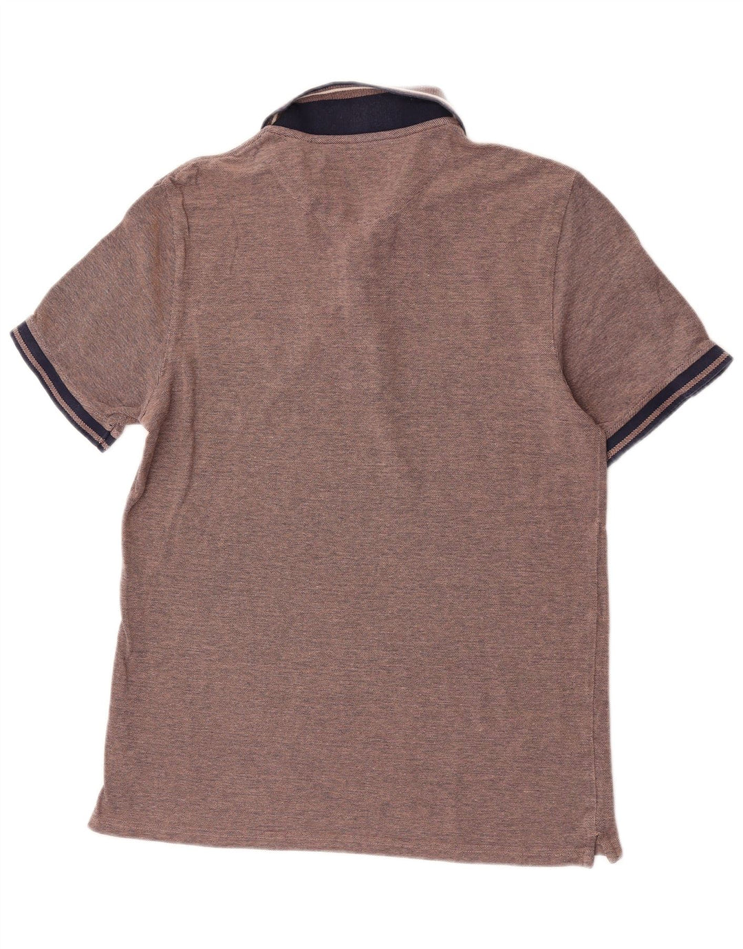Polo da uomo Lyle & Scott grande in cotone marrone