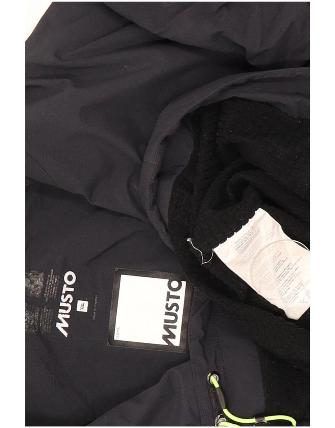 Giacca antipioggia da uomo Musto UK 44 2XL Blu navy in poliammide