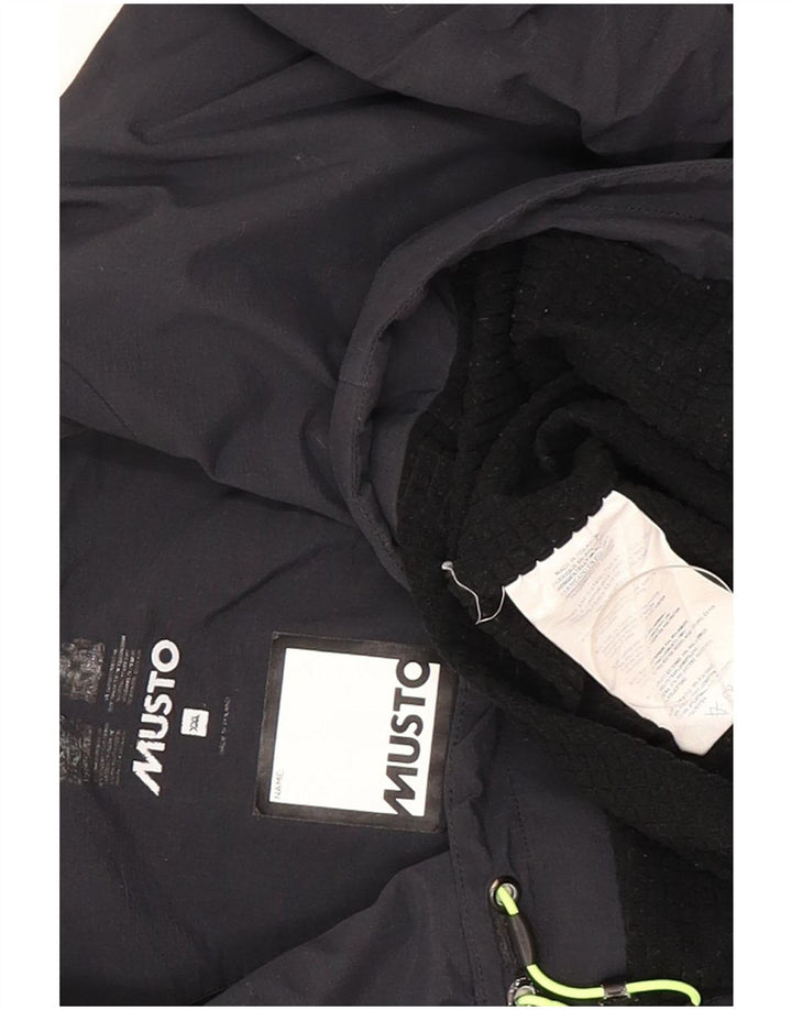 Giacca antipioggia da uomo Musto UK 44 2XL Blu navy in poliammide