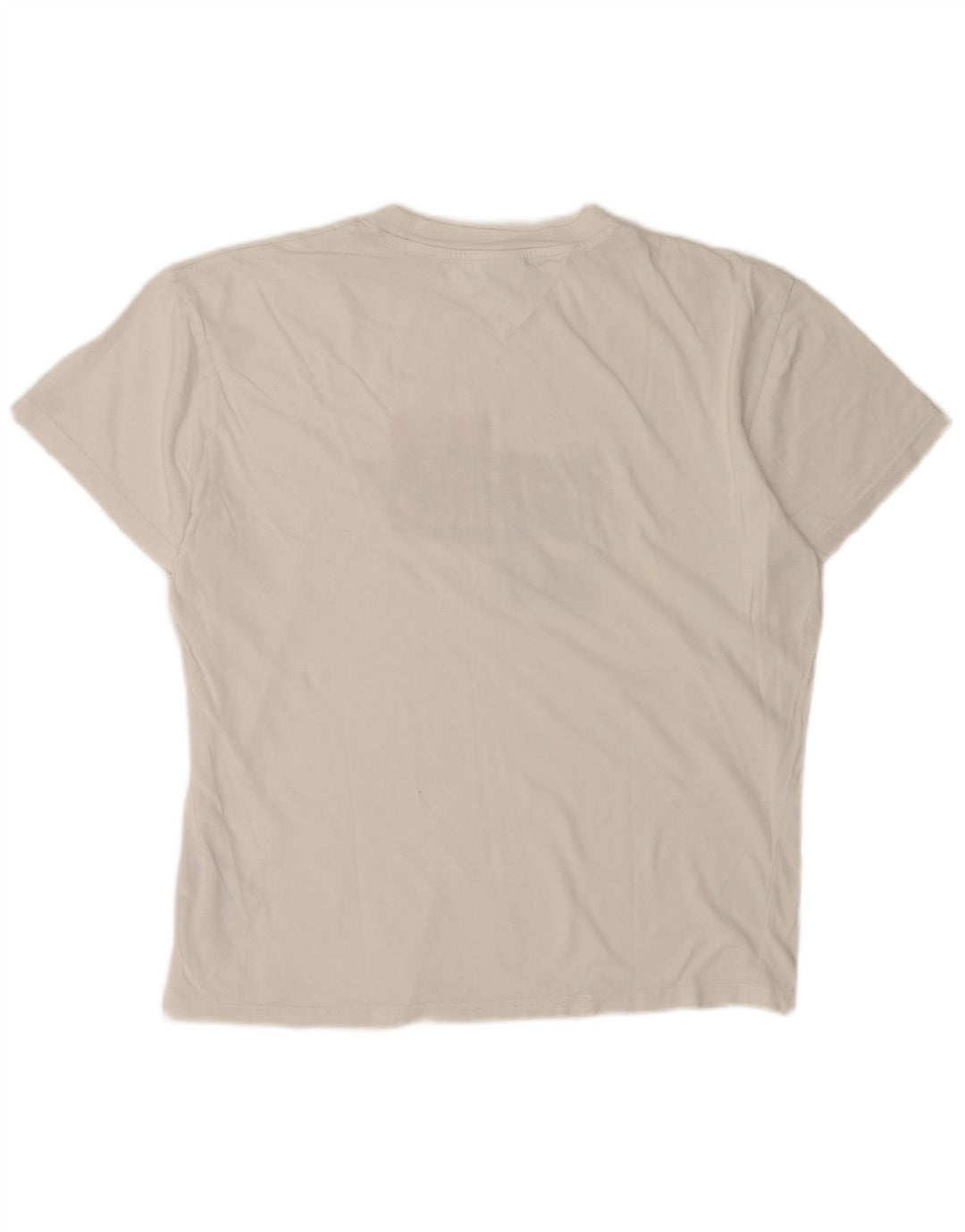 T-shirt grafica da uomo Tommy Hilfiger Top in cotone bianco medio