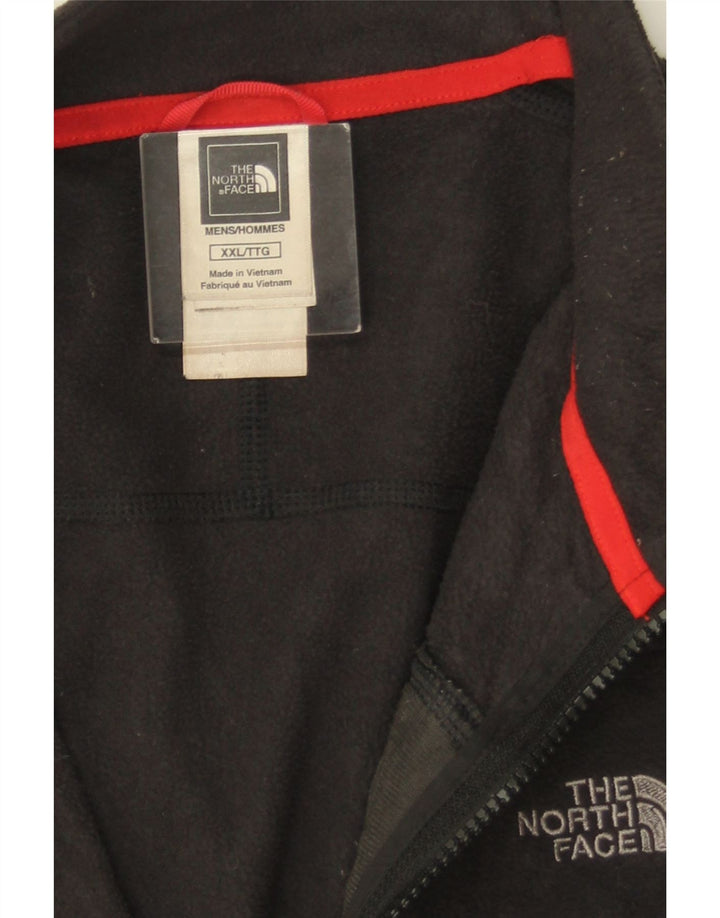 Giacca in pile da uomo THE NORTH FACE UK 44 2XL Poliestere nero