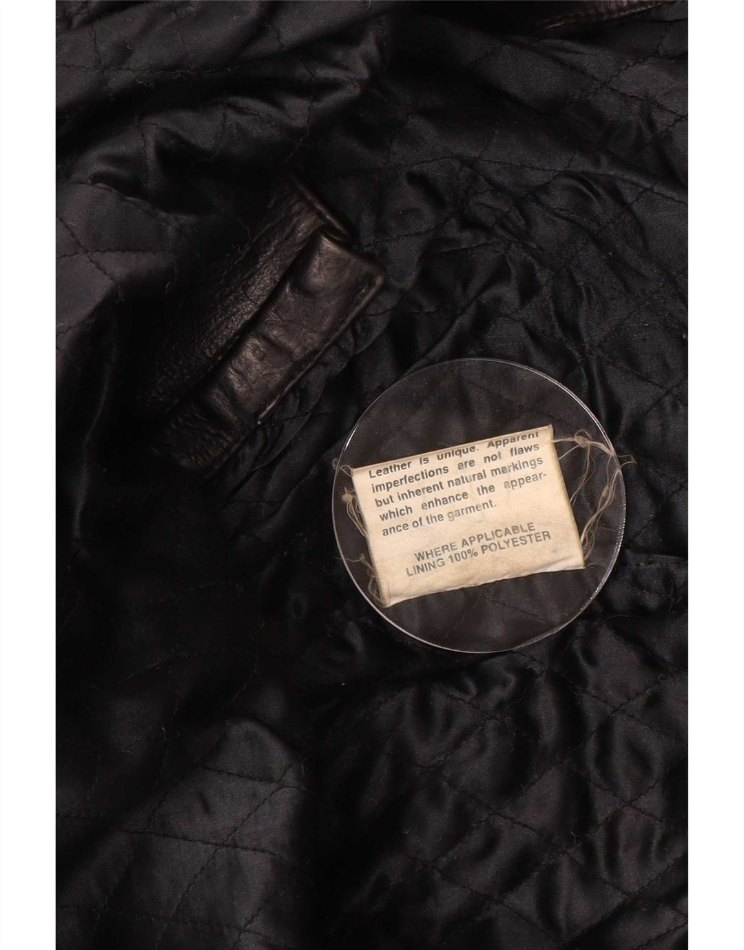 Giacca in pelle da uomo Helium UK 38 Medium Nero