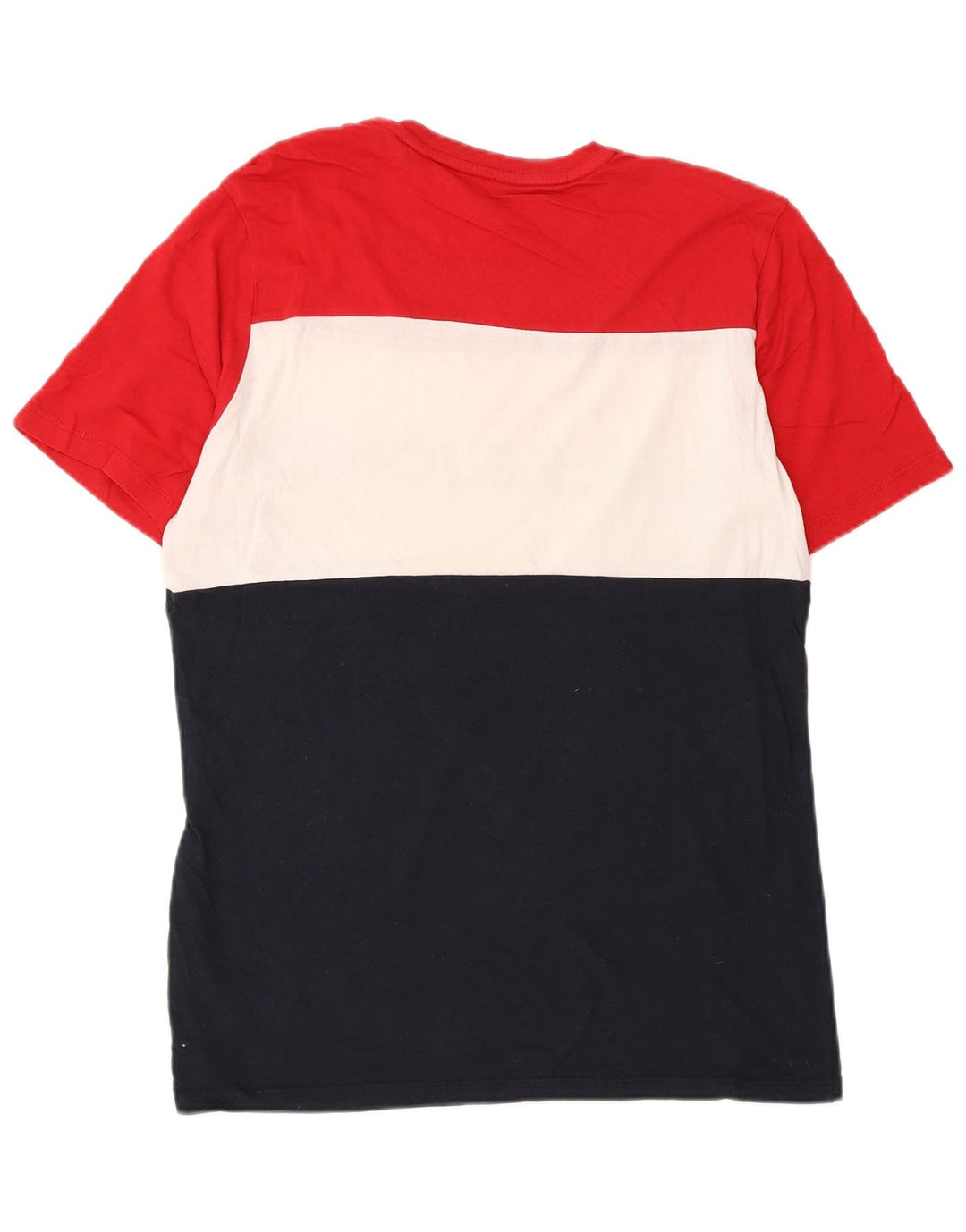 Jack & Jones T-shirt grafica da uomo Top in cotone color block medio blu navy