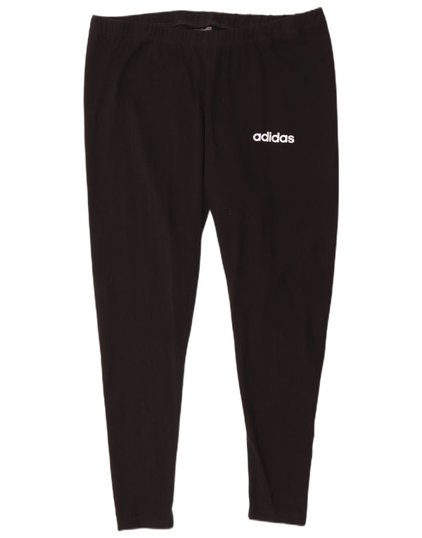 Leggings Adidas da donna UK 28/30 3XL cotone nero