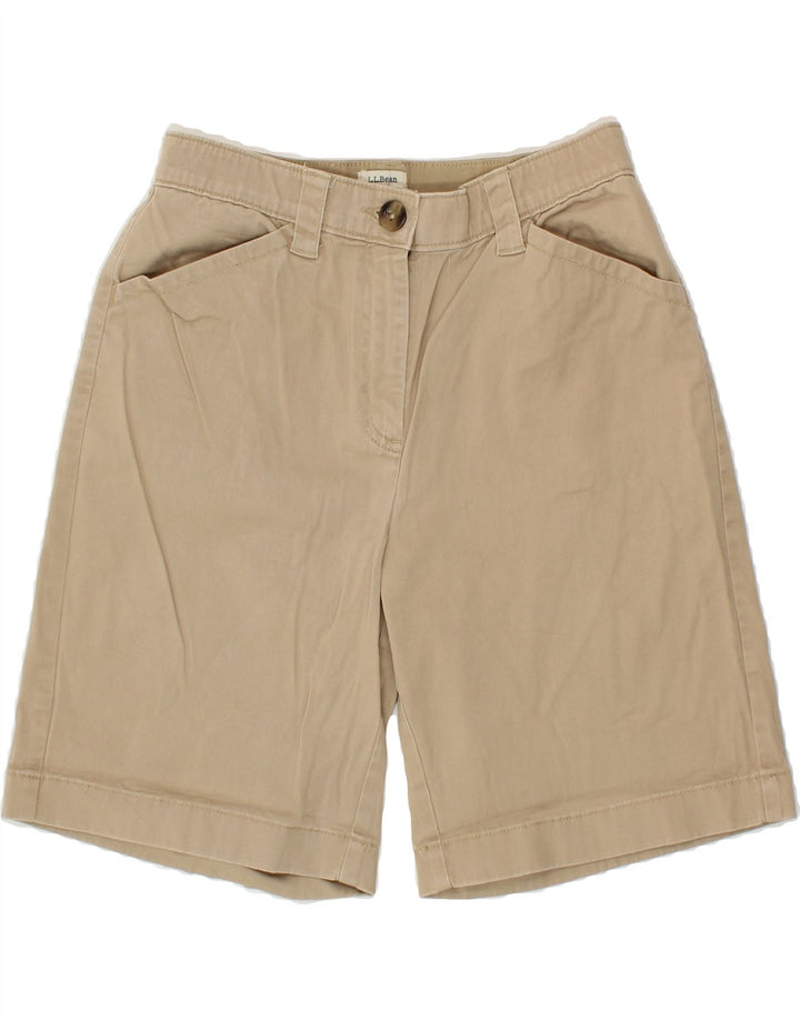 L.L.BEAN Womens Casual Shorts US 8 Medium W28 Grey Cotton Vintage L.L.Bean and Second-Hand L.L.Bean from Messina Hembry 