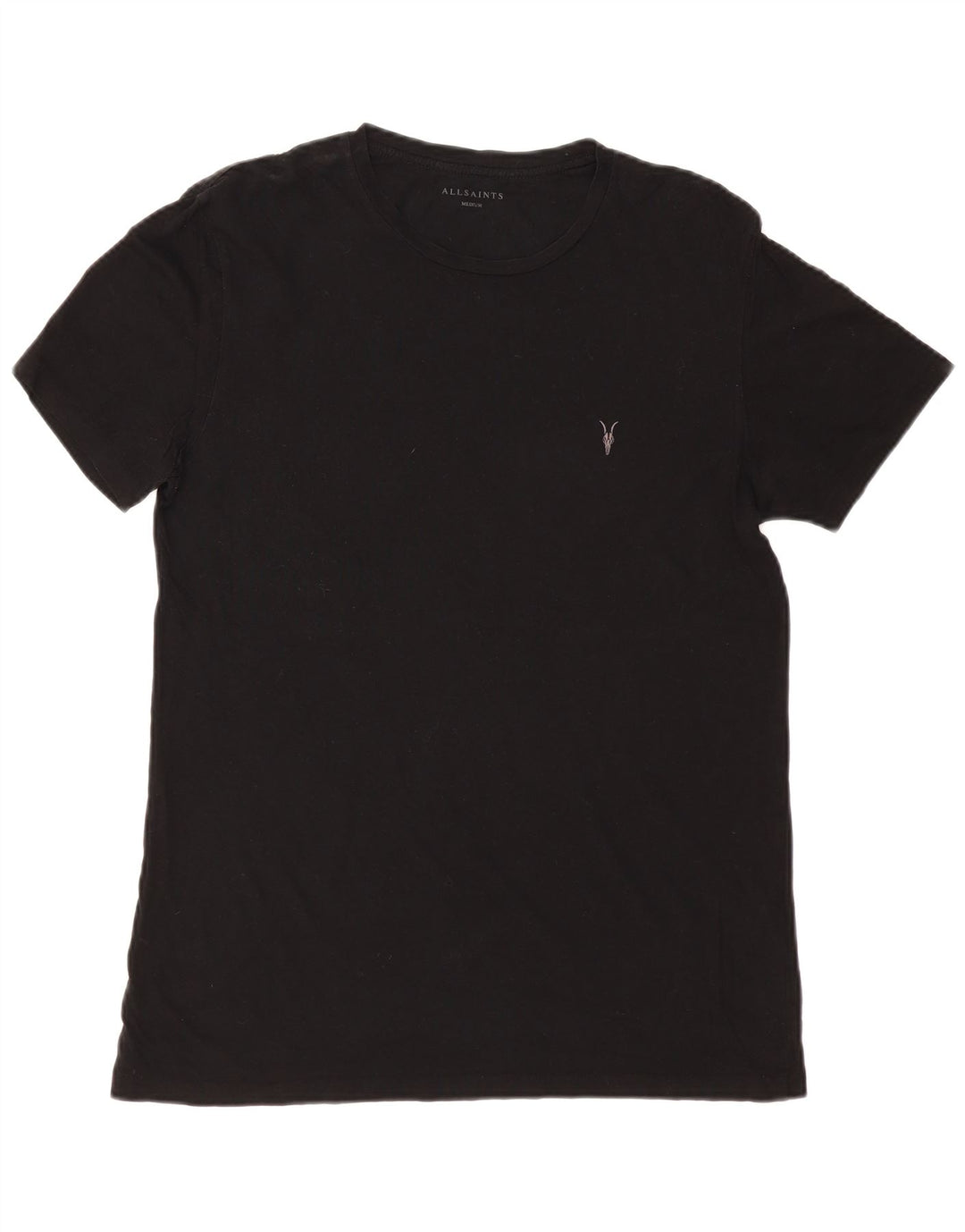 T-shirt da uomo ALL SAINTS Top in cotone nero medio