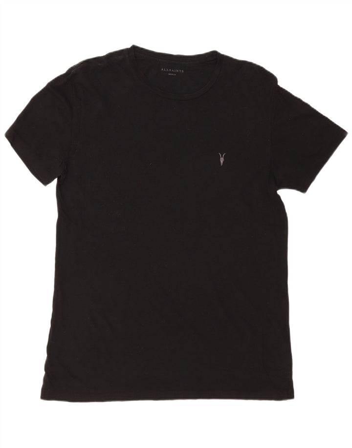 T-shirt da uomo ALL SAINTS Top in cotone nero medio
