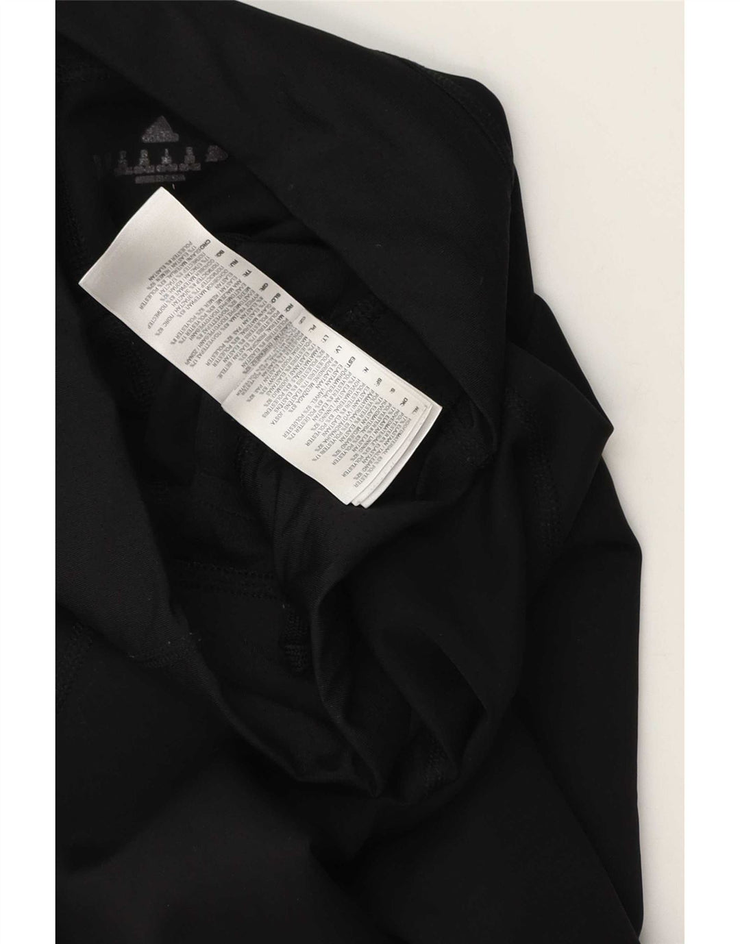 Leggings Capri da donna Adidas UK 8 Small poliestere nero