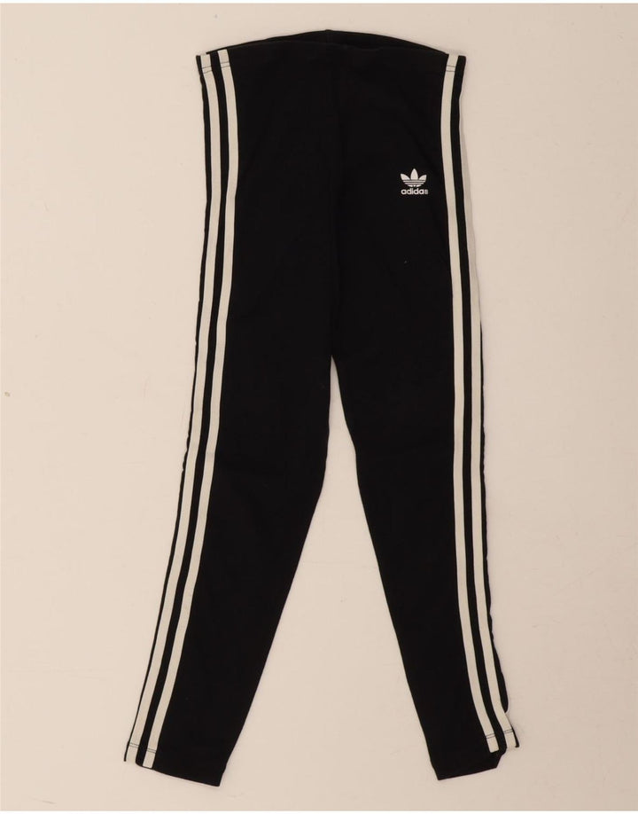 Leggings Adidas Bambina 11-12 Anni Medio Nero Cotone