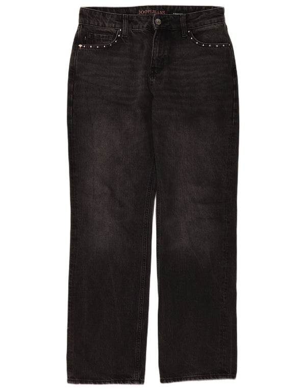 Jeans dritti da donna Joop W30 L32 cotone grigio
