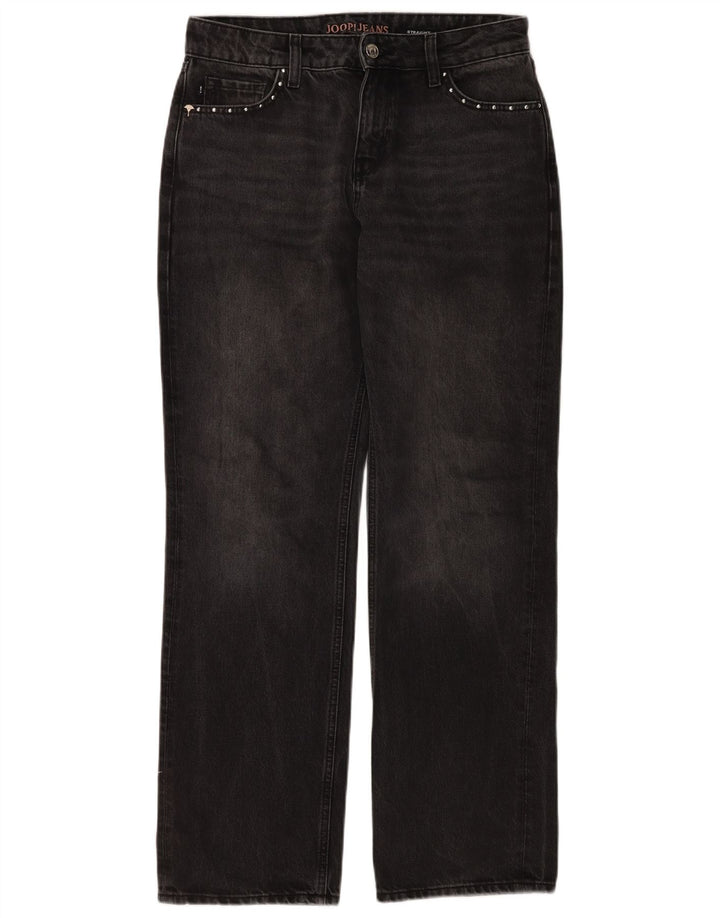 Jeans dritti da donna Joop W30 L32 cotone grigio