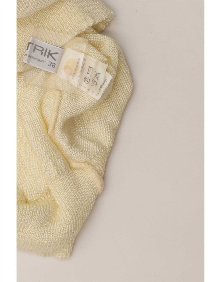 Canotta vintage da donna canotta EU 38 viscosa media bianco sporco